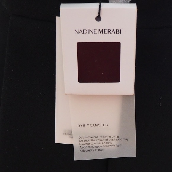 NWT Nadine Merabi Cindy Flower Detail Cocktail Minidress Women's Sz Small Black - Picture 9 of 16